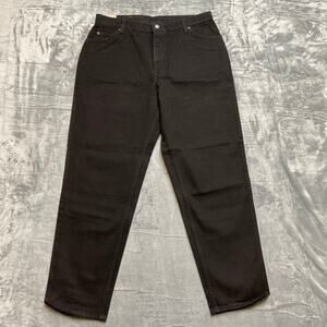 Vintage Levi's Women's 951 Orange Tab Relaxed Fit Tapered Jeans Size 18 Black